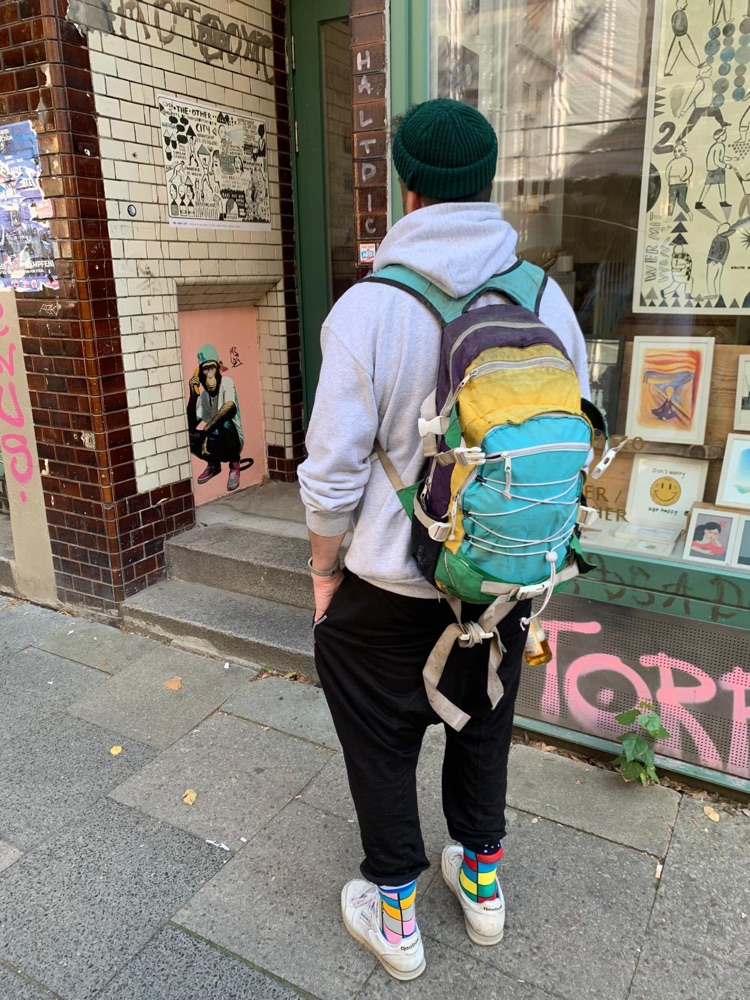 Paste-up in the street